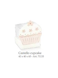 Cupido & Company - 5 Pink Cupcake Cardboard