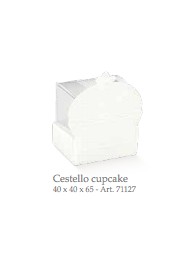 Cupido & Company - 5 White Cupcake Cardboard