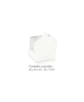 Cupido & Company - 5 White Cupcake Cardboard