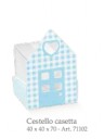 Cupido & Company - 5 Light Blue House Cardboard