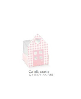 Cupido & Company - 5 Pink House Cardboard