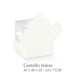 Cupido &amp; Company - 5 White Teapot Cardboard