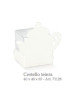 Cupido &amp; Company - 5 White Teapot Cardboard