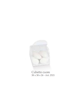 Cupido & Company - 10 Scatoline Trasparenti con Cuore