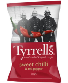 Tyrrels - Sweet Chilli & Red Pepper Potato Crisps -150g