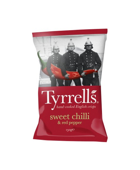 Tyrrells - Patatine al Chili Dolce e Pepe Rosso - 150g