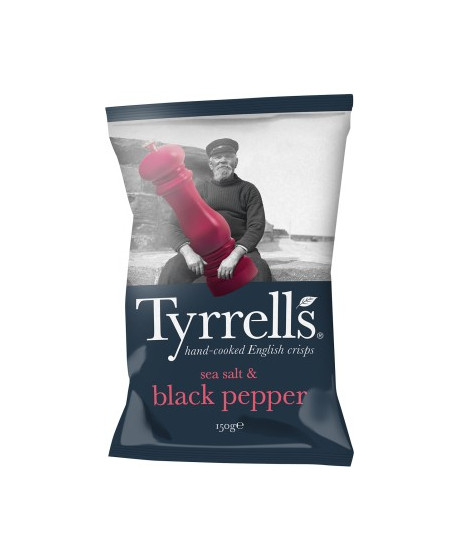 Tyrrells - Patatine al Pepe Nero - 150g