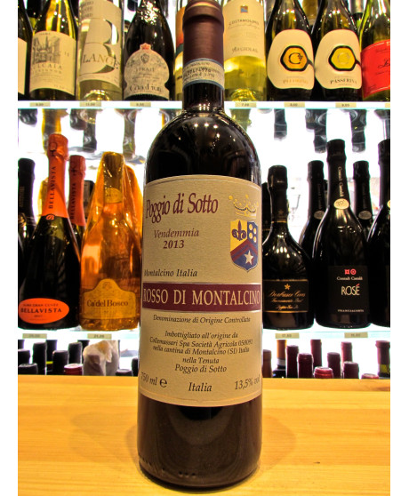 (3 BOTTLES) Poggio Di Sotto - Rosso di Montalcino 2013 - Castello Collemassari - DOCG - 75cl