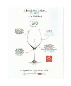 Vendita online bicchiere in vetro RCR Cristalleria Italiana serie Enò. Shop calice vino universale