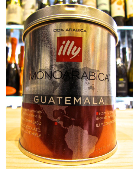 (6 CONFEZIONI X 125g) ILLY - MONOARABICA GUATEMALA - CAFFE' MOKA MACINATO