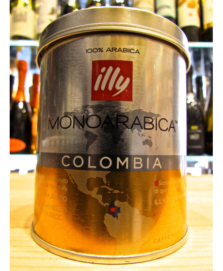 (3 CONFEZIONI X 125g) ILLY - MONOARABICA COLOMBIA - CAFFE' MOKA MACINATO 