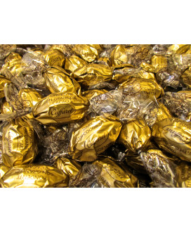 Vendita online cioccolatini Caffarel Cabossa ripieni di cioccolato fondente cremoso ricoperti di granella di cacao. 