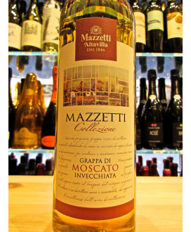 Vendita online Grappa Mazzetti d'Altavilla "Collezione" Moscato Invecchiata. Shop online Grappe invecchiate piemontesi