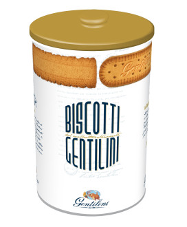 Vendita online biscotti Gentilini 125° anniversario confezione regalo di metallo. Scatola latta Gentilini prezzo