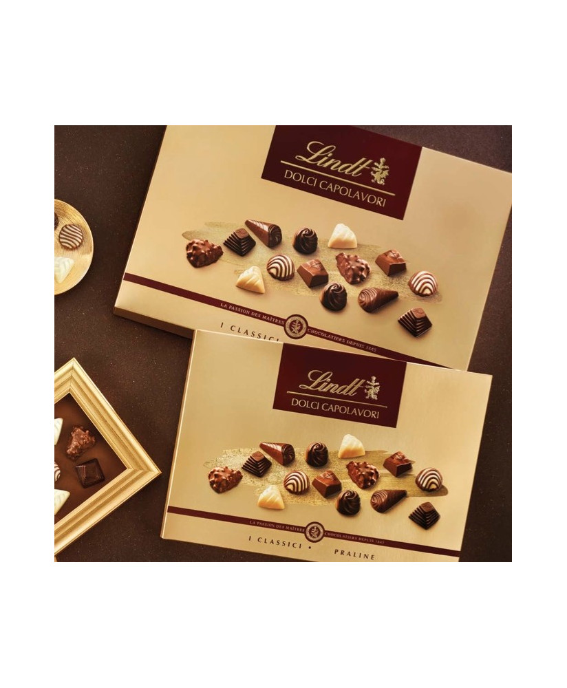 Shop online gift boxes of chocolates. Buy on line assorted little chocolate Lindt & Sprüngli. Shop online Christmas Lindt assort