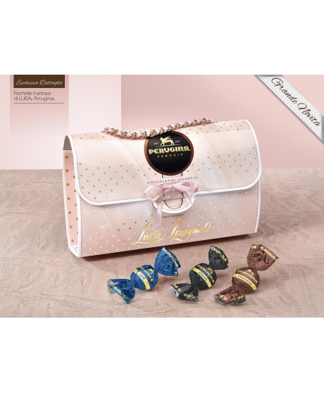 Perugina linea Luisa Spagnoli, cioccolatini assortiti. Vendita online scatole regalo Luisa Spagnoli braccialetto