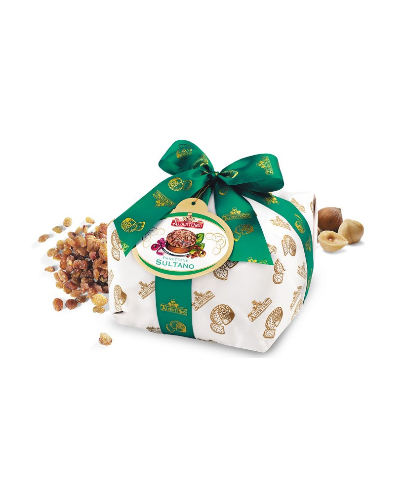 Shop online italian panettone Albertengo without candied fruit. On-line quality christmas cake. Corso101