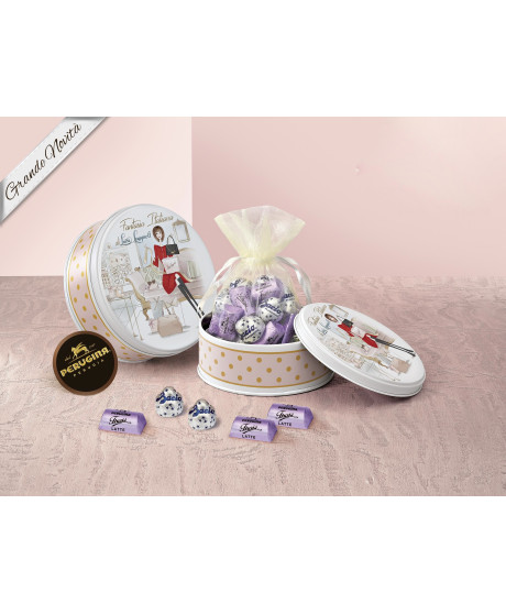 Perugina linea Luisa Spagnoli, cioccolatini assortiti. Vendita online scatole regalo Luisa Spagnoli braccialetto