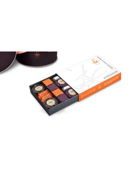 Vendita online Selezione Praline di cioccolato Guido Gobino, Gianduiottini, cremini, Tourinot Maximo e cialdine extra bitter. Sh