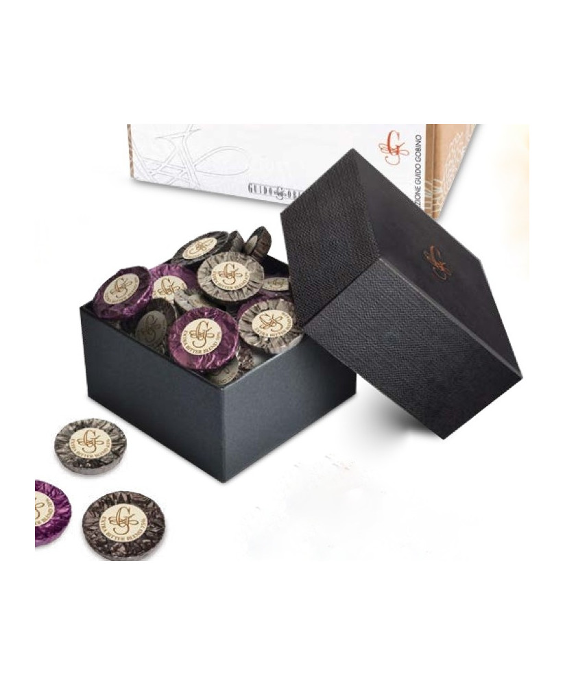 Vendita online Selezione Cialdine Monorigine di cioccolato Guido Gobino. Cioccolatini fondenti cacao Venezuela, Trinidad