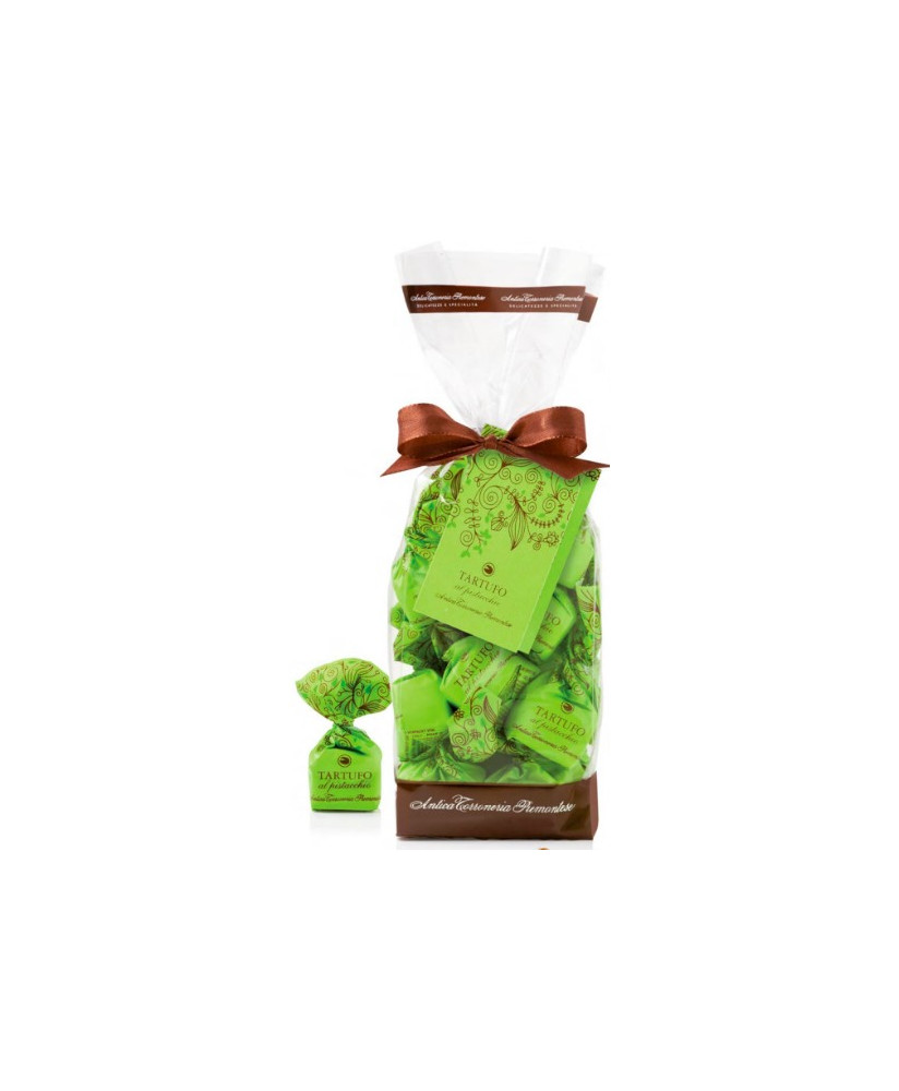 Vendita online tartufini al pistacchio Antica Torroneria Piemontese, shop on line tartufi di cioccolato. Miglior prezzo