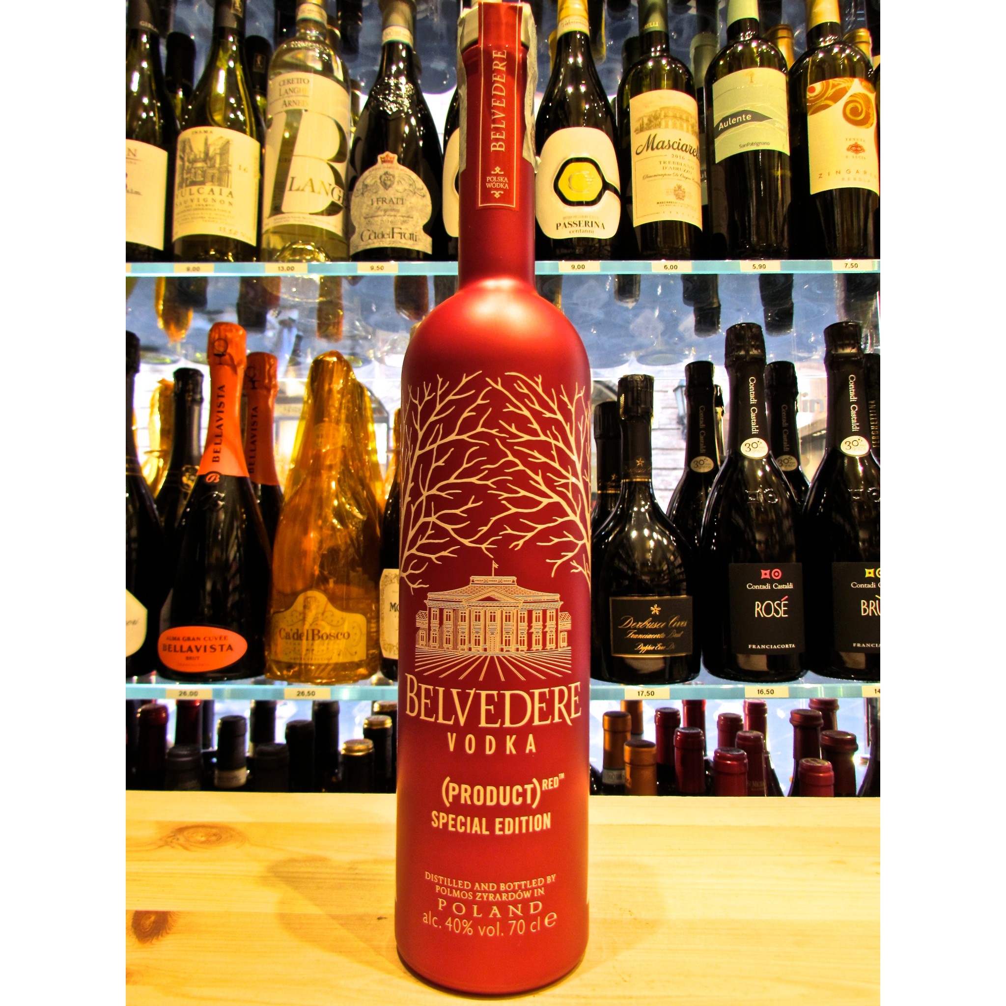 Belvedere Vodka Red Limited Edition by Laolu 1 Liter - Glendale Liquor Store