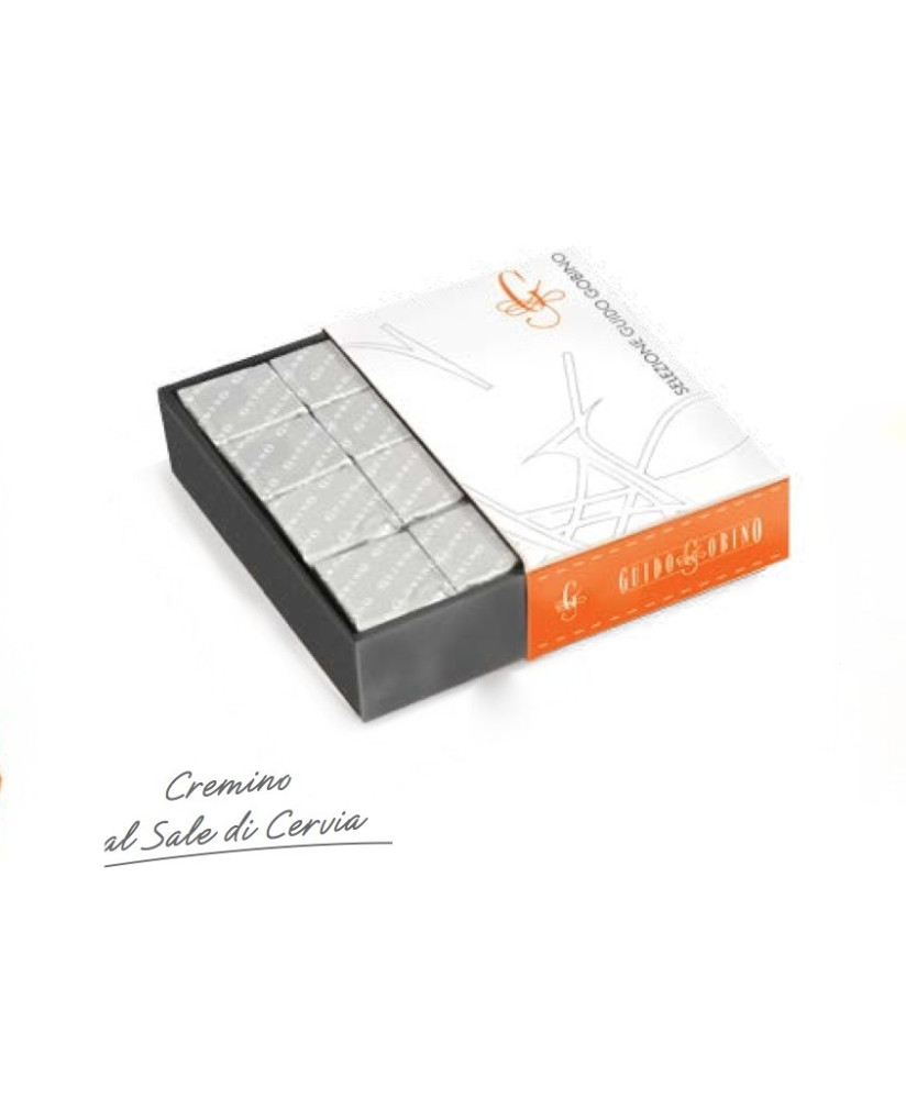 Vendita online Selezione Cremini al Sale Guido Gobino, Gianduiottini, cremini, Tourinot Maximo e cialdine extra bitter. Sh