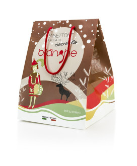 Vendita online Panettone Glassato al cioccolato B. Langhe. Shop on line prezzo panettoni artigianali B. Langhe