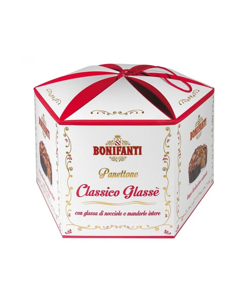 Vendita online Panettone Bonifanti Classico Glassato confezionato Corolla. Shop on-line bonifanti panettoni di qualità prezzo