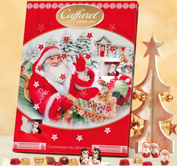 Vendita Online Calendario D Avvento Con Cioccolatini Caffarel Senza Glutine Al Miglior Prezzo Shop On Line Confezioni Natalizie