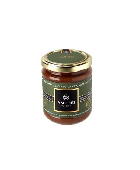Vendita online Crema Spalmabile Toscana Amedei alla Nocciola e olio di oliva. Shop on line Creme Spalmabili di Cioccolato Amedei