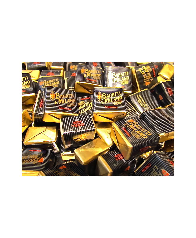 Vendita online cioccolatini Cremini Extra Noir Baratti & Milano a 22,00 € al Kg. Shop on line Cioccolatini Cremini al cioccolato