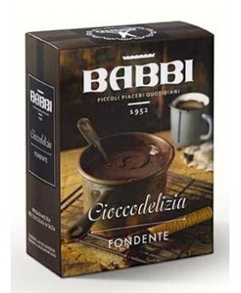 Vendita online cioccolata in tazza Babbi, shop online cioccolata calda fondente Babbi, shop cioccolata in polvere Babbi.