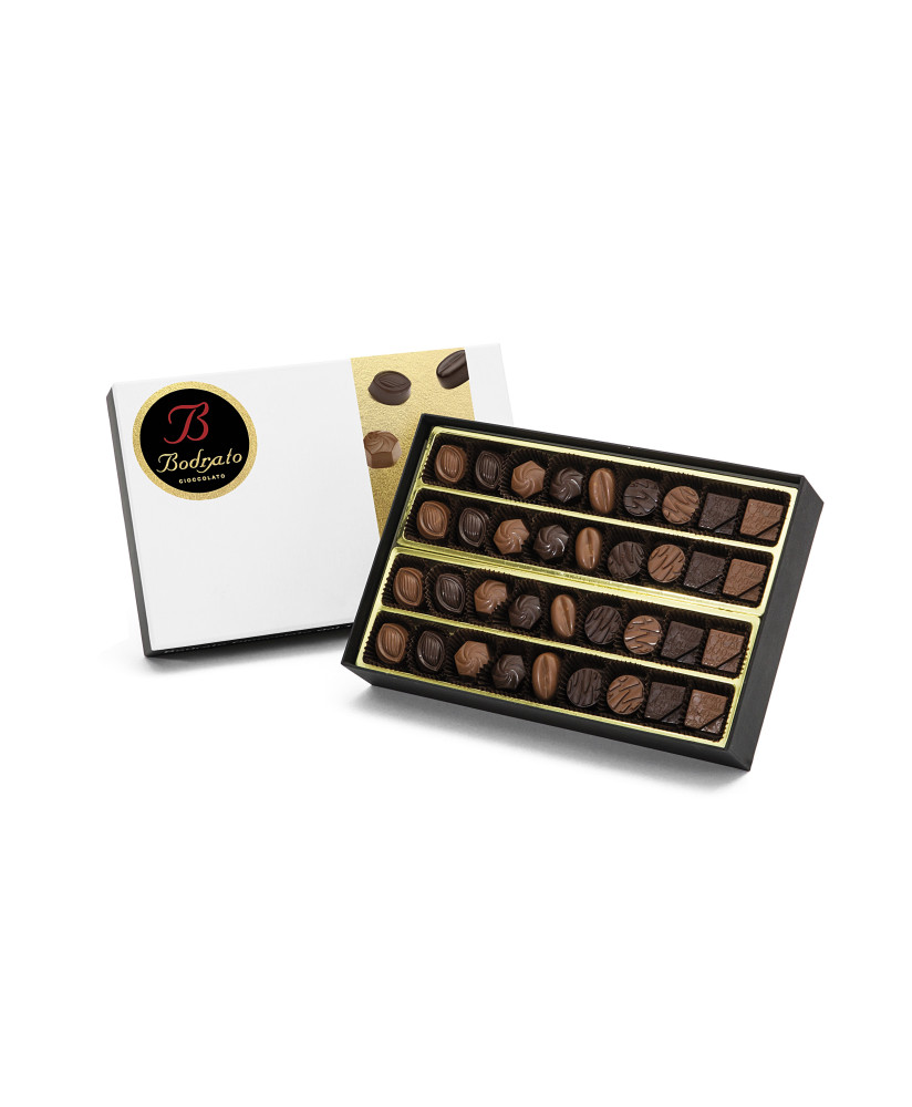 Vendita online Scatole regalo cioccolatini Bodrato - Novi Ligure - Alessandria. Shop on line Cioccolatini e Praline Bodrato in e