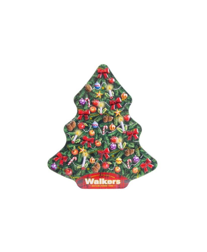 Biscotti Di Natale Vendita.Vendita Online Walkers A Forma Di Albero Di Natale Biscotti Scozzesi Al Burro In Confezioni Regalo Christmas Tree