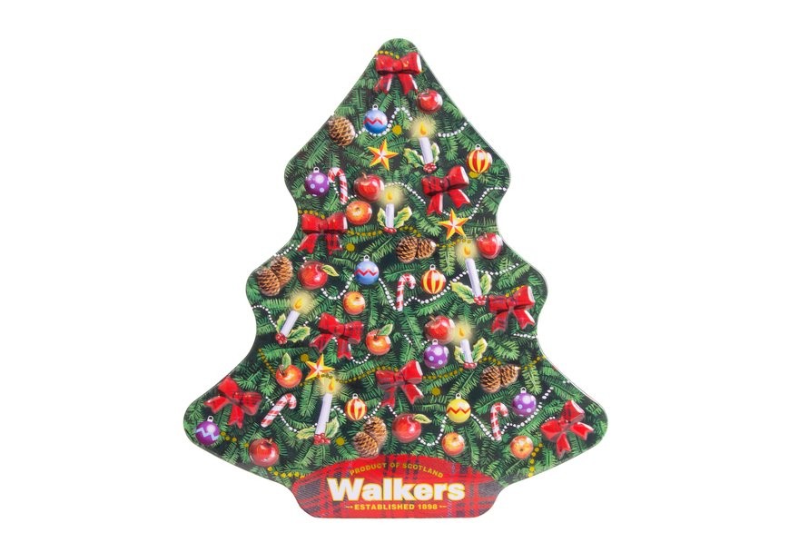 Alberi Di Natale In Vendita.Vendita Online Walkers A Forma Di Albero Di Natale Biscotti Scozzesi Al Burro In Confezioni Regalo Christmas Tree