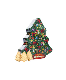 Vendita online Walkers a forma di albero di natale biscotti scozzesi al burro in confezioni regalo Christmas Tree