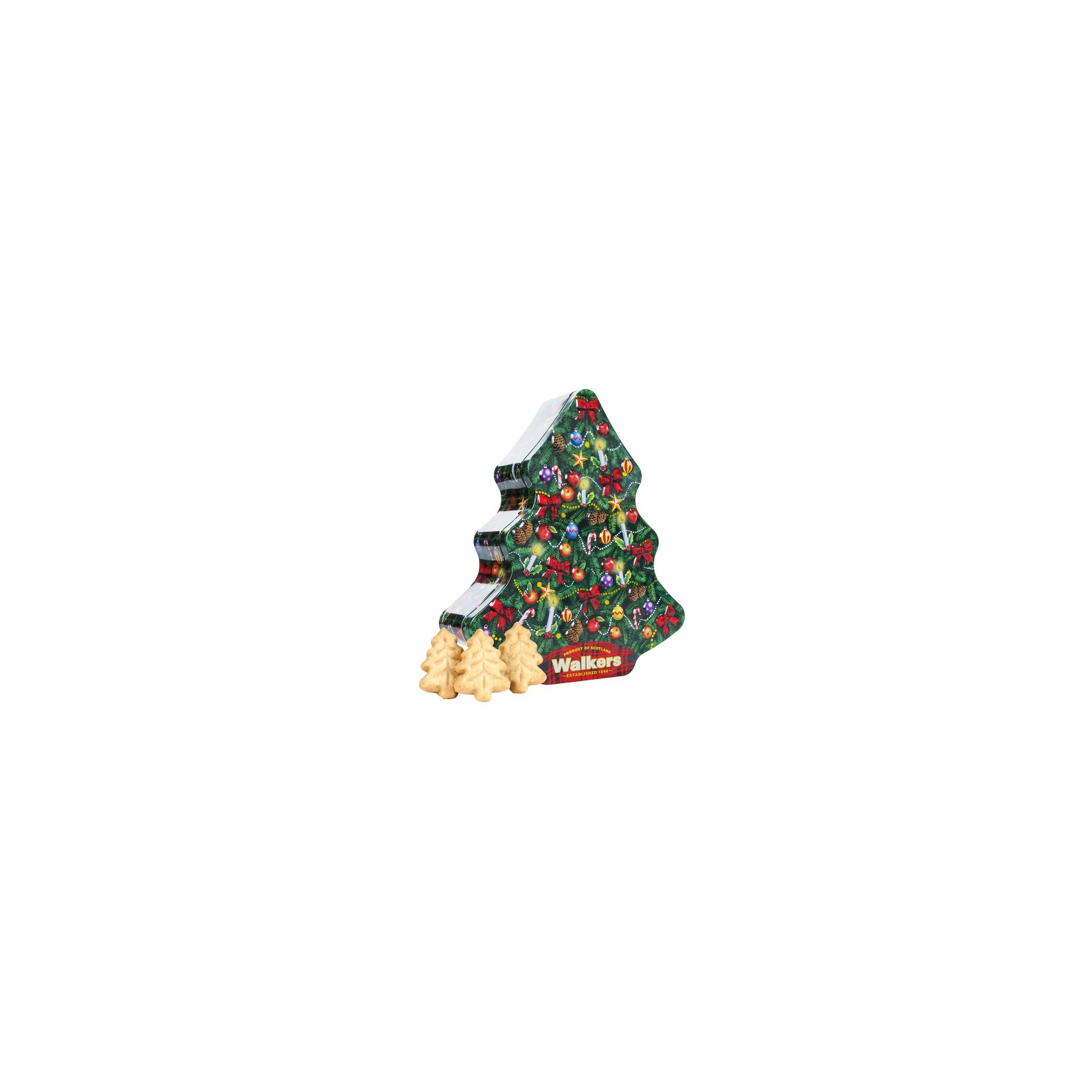Biscotti Di Natale Vendita.Vendita Online Walkers A Forma Di Albero Di Natale Biscotti Scozzesi Al Burro In Confezioni Regalo Christmas Tree