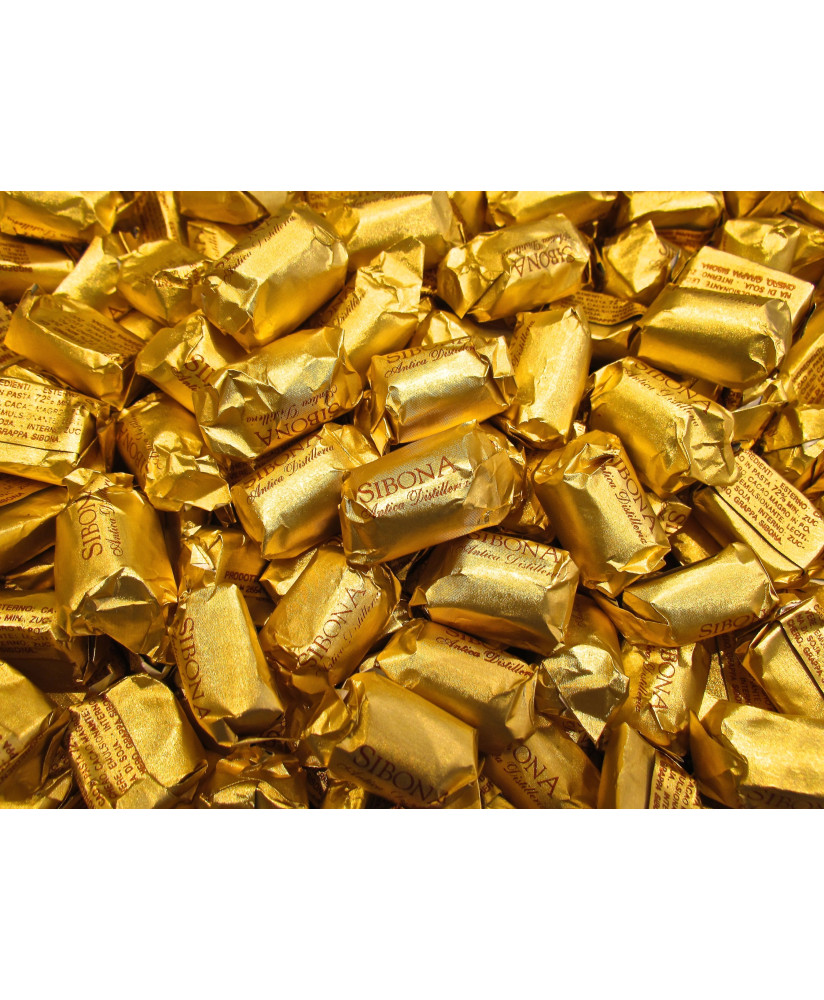 Vendita online cioccolatini Sibona ripieni di grappa. Shop on line miglior prezzo cioccolatino Sibona con grappa di moscato