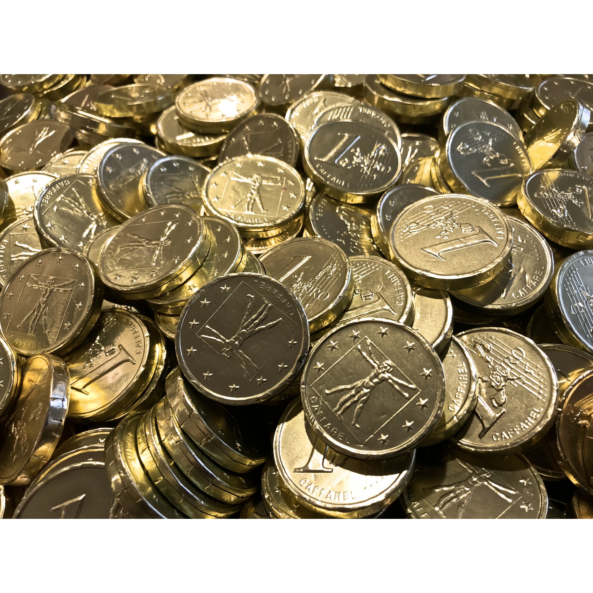 Vendita online Monete da 1€ di Cioccolato Caffarel monete d' oro