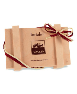 Online sales Tartufini Maglio, toasted almonds coated in chocolate. Best price packages dragees Maglio. Quality gift ideas for C