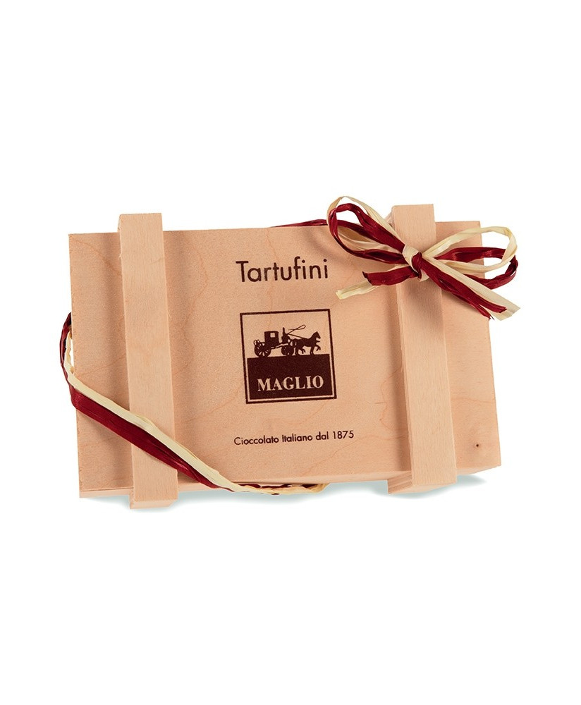 Online sales Tartufini Maglio, toasted almonds coated in chocolate. Best price packages dragees Maglio. Quality gift ideas for C