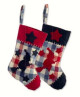 1 Calza - Quadri Rossa/Blu- 27cm