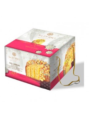 Sal de Riso - Millefiori - Panettone con farina integrale, miele e struffoli - 1000g