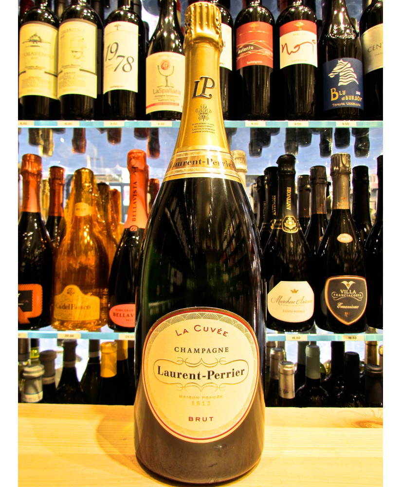 Vendita online Champagne Laurent Perrier La Cuvee Brut Magnum, 1,5 litri, cofanetto in legno. Miglior prezzo champagne 