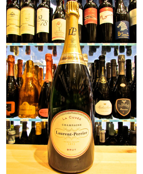 Vendita online Champagne Laurent Perrier La Cuvee Brut Magnum, 1,5 litri, cofanetto in legno. Miglior prezzo champagne 
