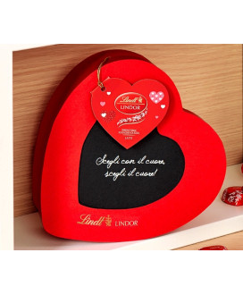 Vendita online Scatola a forma di Cuore Lindt regalo San Valentino cioccolatini Lindor. Shop confezioni Lindt 14 Febbraio