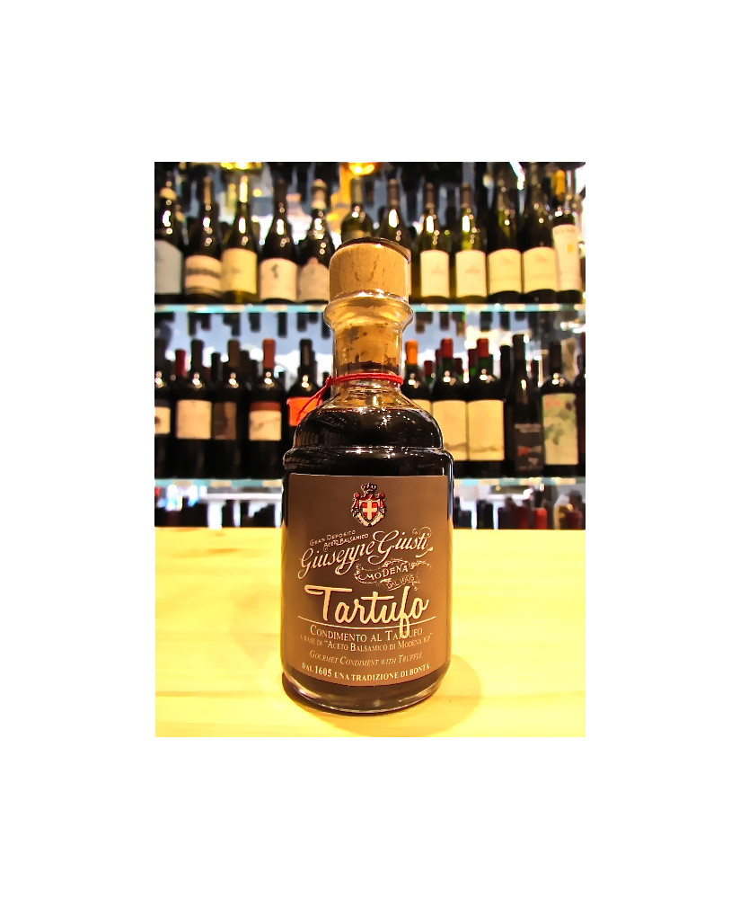 Vendita online Aceto Balsamico di Modena IGP Giuseppe Giusti 3 Medaglie d'Oro invecchiato 12 anni Aromatizzato al Tartufo. Shop 