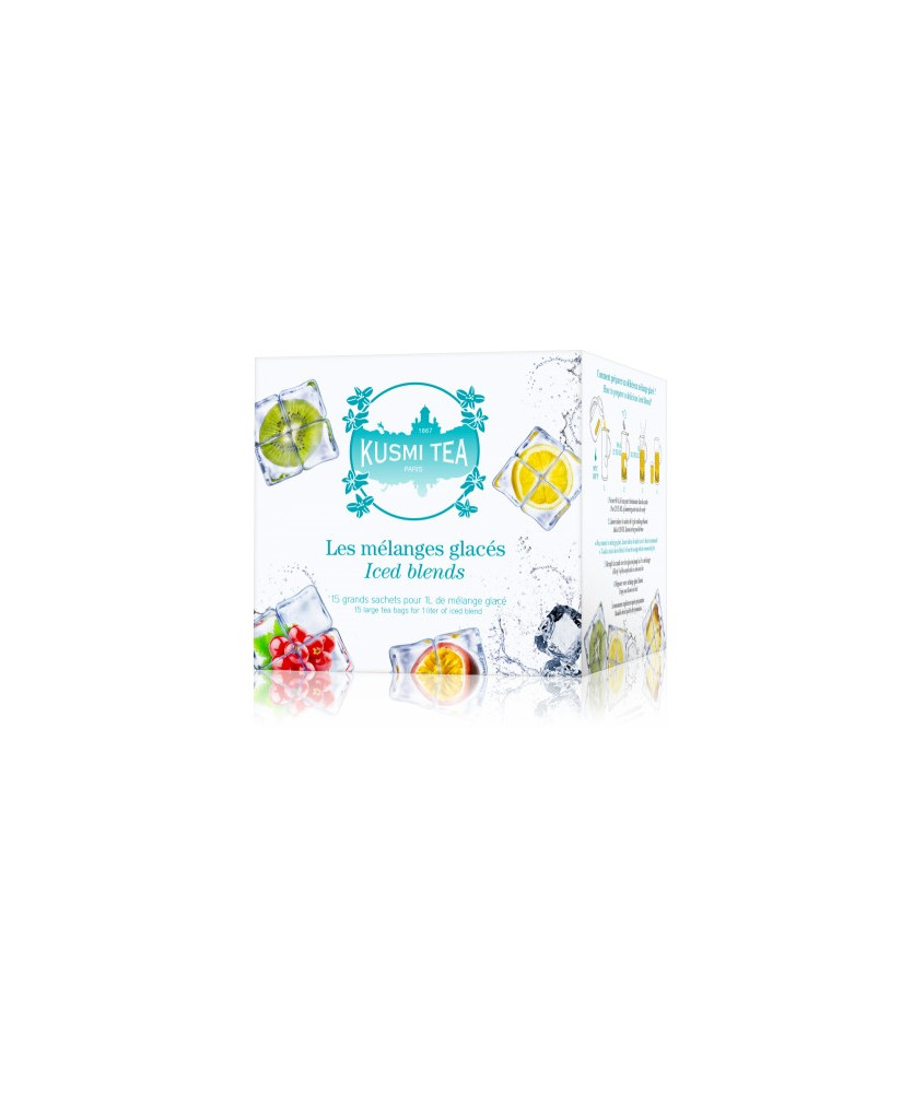 Shop online Iced Teas assortment. Les Glaces Kusmi Tea in sachets. Tea French purifying quality teas. shop Kusmi