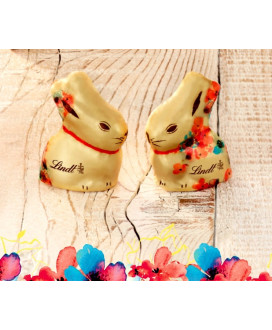 Online sales packs Lindt Gold Bunny, with little bunnies. Shop online Bunnies, Bunny in a gift box Sheath Lindt. Best price onli